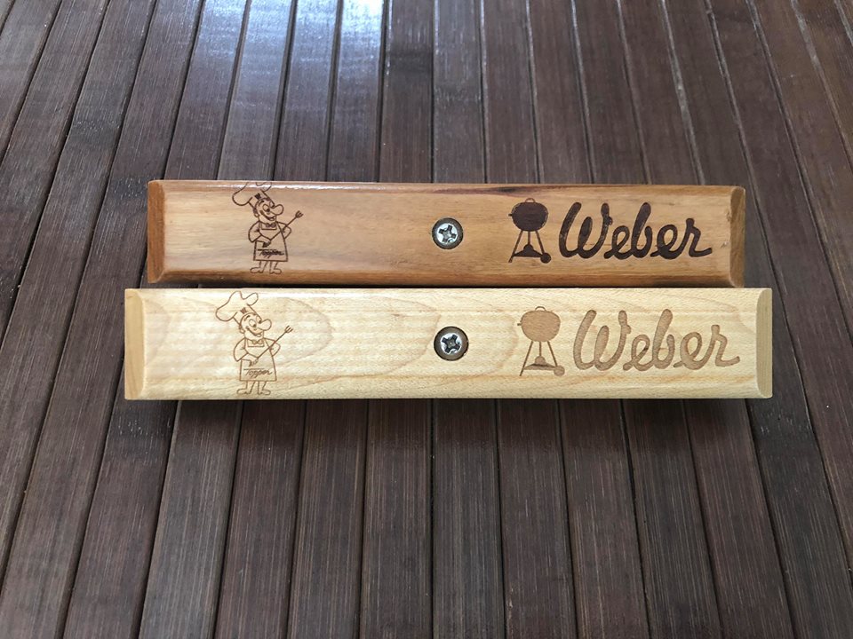 Limited Edition Handle with Topper - Select Your Wood Grill