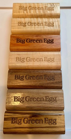 small big green egg wooden grill handle